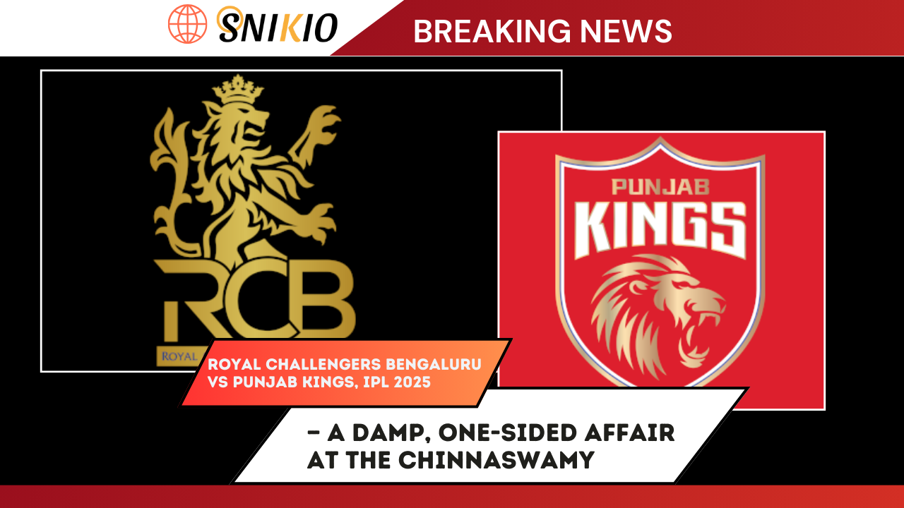Royal Challengers Bengaluru vs Punjab Kings, IPL 2025