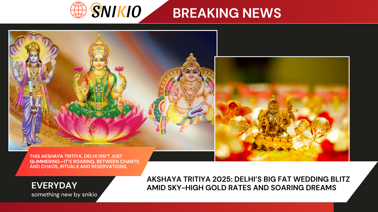 Akshaya Tritiya 2025: Delhi’s Big Fat Wedding Blitz Amid Sky-High Gold Rates and Soaring Dreams