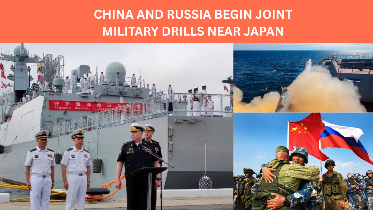 China and Russia Begin Joint Military Drills Near Japan