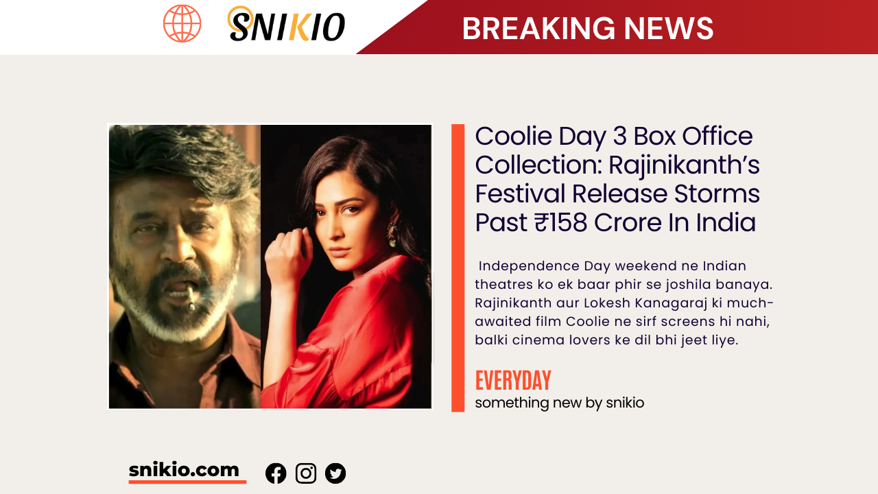 Coolie Day 3 Box Office Collection