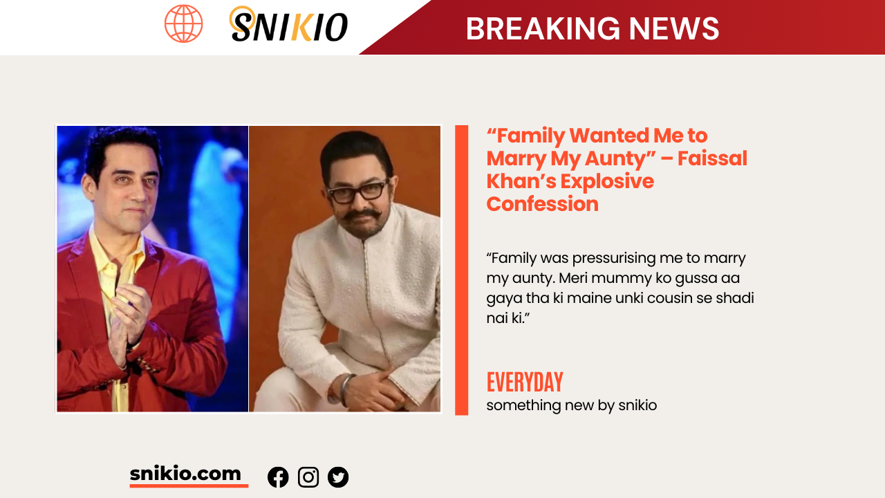 “Family Wanted Me to Marry My Aunty” – Faissal Khan’s Explosive Confession