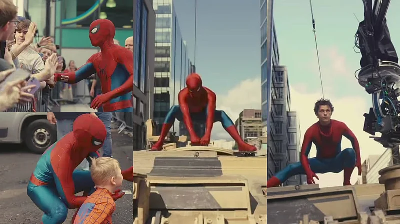 Tom Holland Greets Fans in Rare BTS Moments from ‘Spider-Man Brand New Day’ Glasgow Shoot